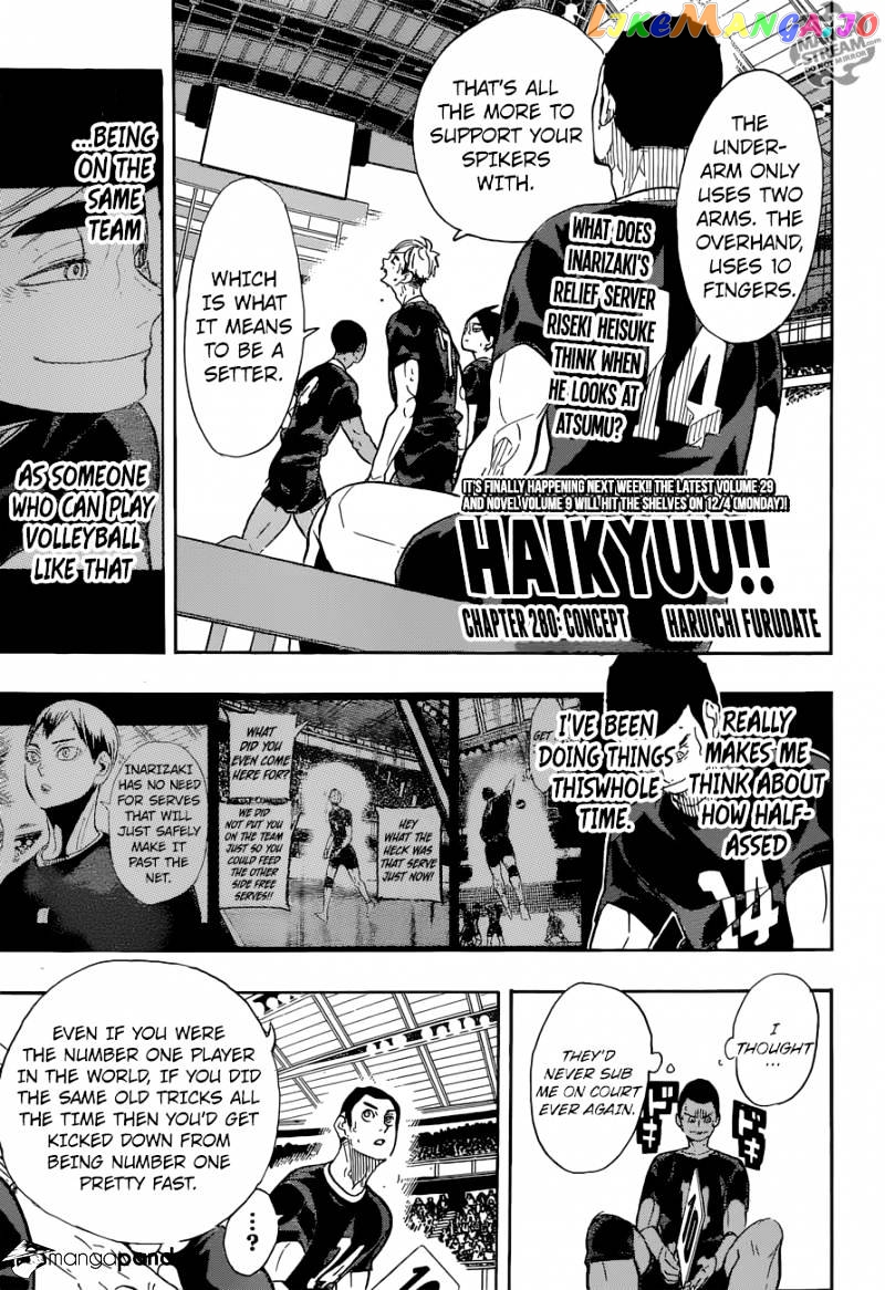 Haikyuu!!, Chapter 280 image 01